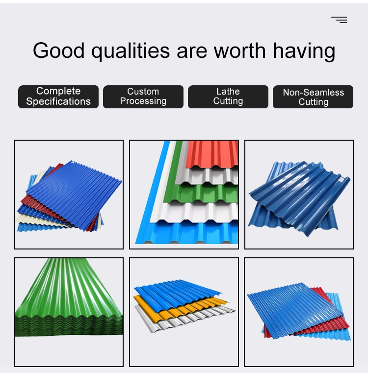Corrugated Roofing Sheet Galvanized Steel Sheet Zinc Coated Roof Plate