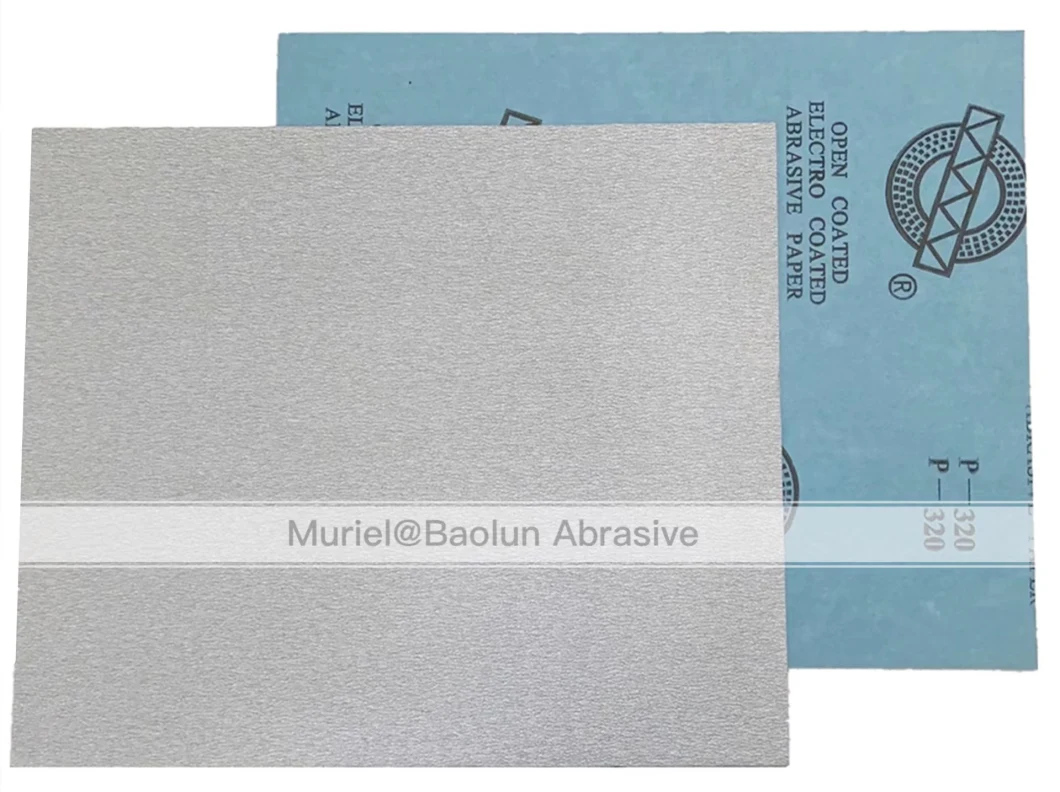 Stearate Coated Latex Abrasive Paper Sheet Dry Non-Loading Sand Paper
