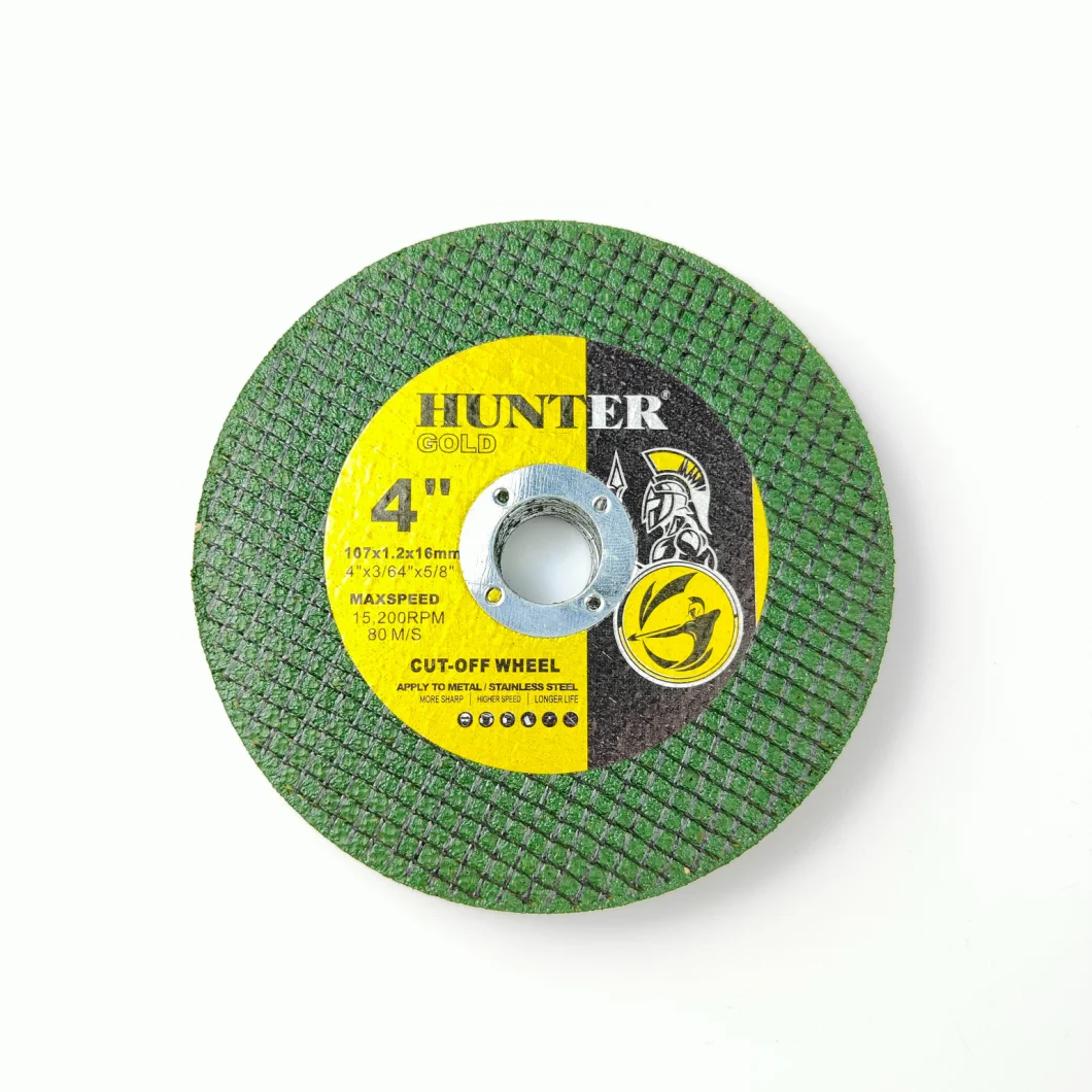 107X1.2X16mm 4in1 Super Thin Cutting off Wheel for Abrasive Angle Tools, Gold Hunter, 4&quot; X 1/24&quot; X 5/8&quot; Cutting Disc