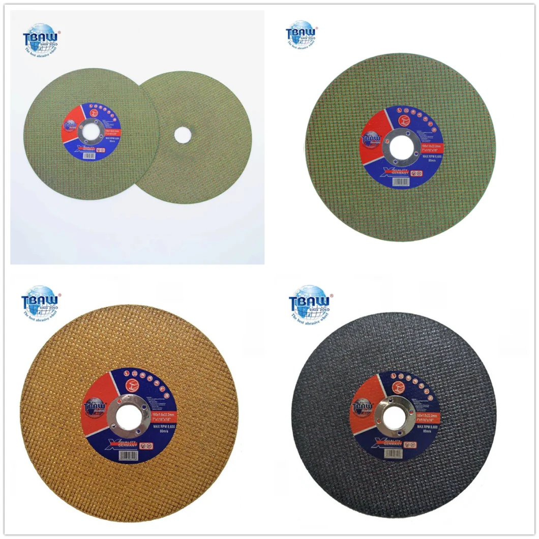7inch Super Thin Abrasive Non-Woven Cutting Wheels Stainless Steels Cutting Disc, Grinding Wheel 180X1.6X22mm