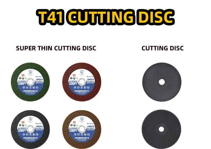 Hot Sale 150X1.2/1X22 mm T41 Super Thin Cutting Disc Grinding Wheel
