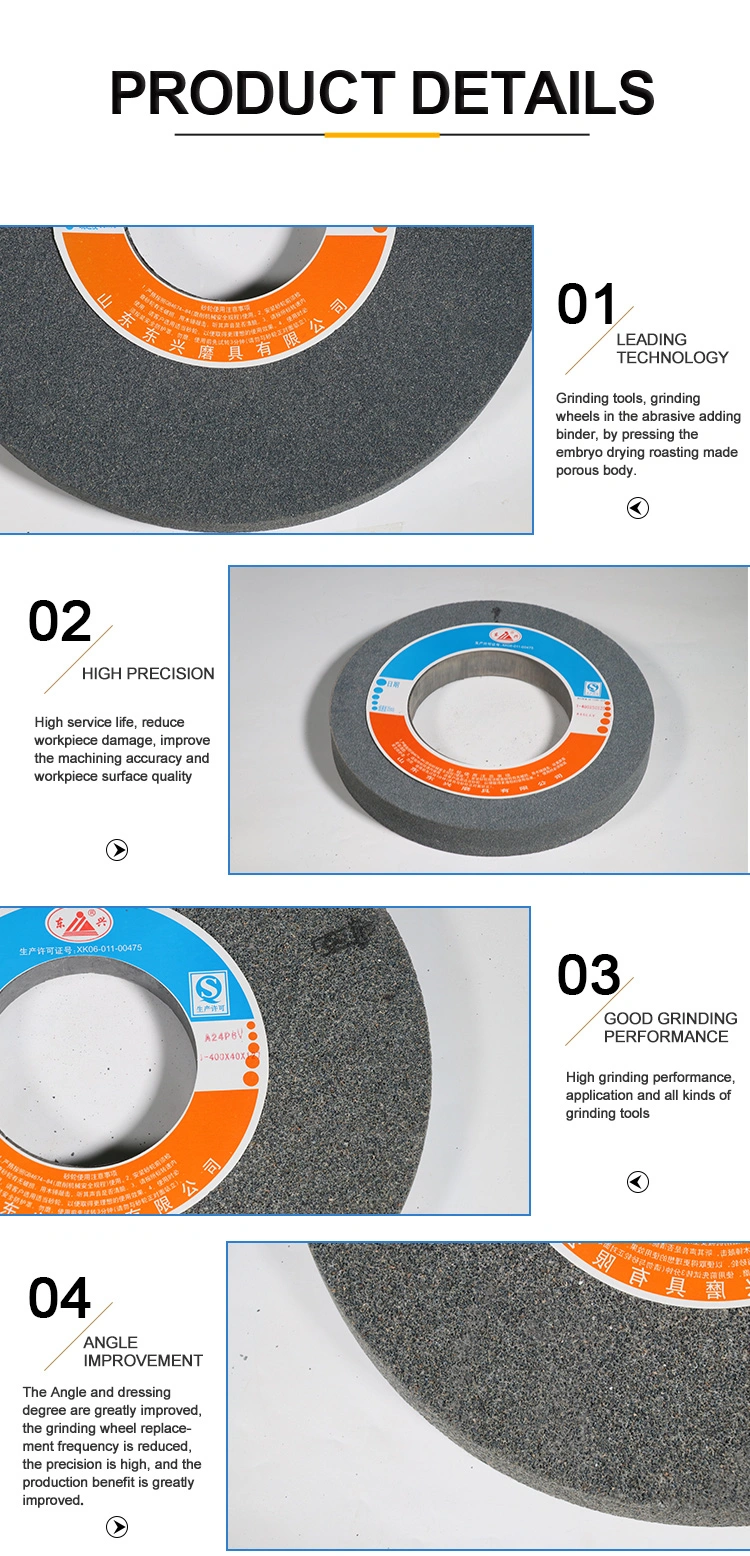 500X150X305mm Abrasive Ceramic Bonded Centerless Grinding Wheel for Cast Iron Precision Metal Polishing Round Tube Grinder Machine