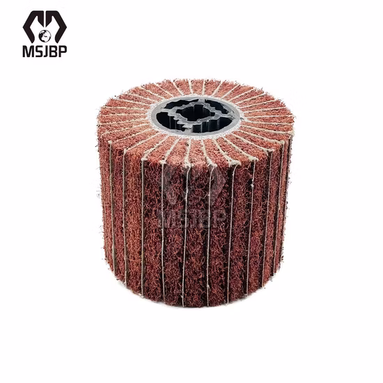 80# Chinese Manufacturer Wire Drawing Non Woven Grinding Wheel as Abrasive Tools for Polishing